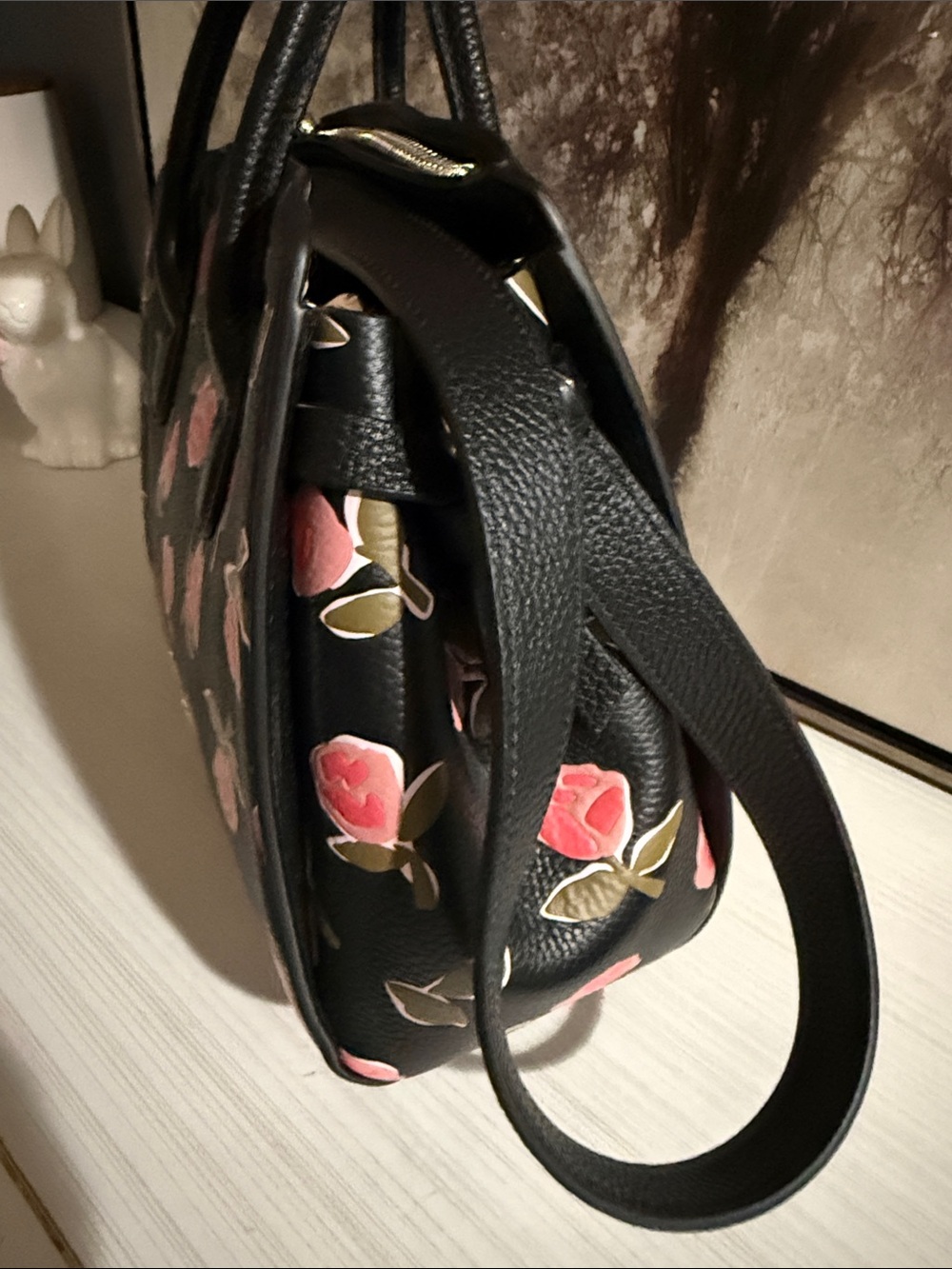 Kate Spade Knott Ditsy Rose Medium Satchel - Picture 4 of 9